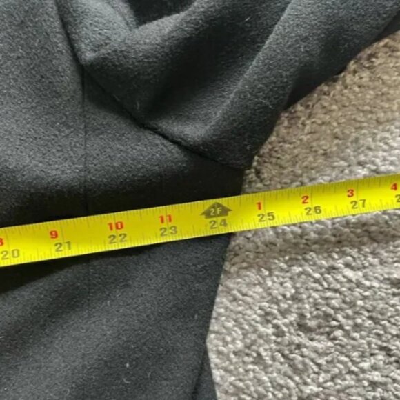 Jack Victor 100% Cashmere Topcoat Overcoat Black Mens 42L Lanificio Fedora Italy - Picture 8 of 9